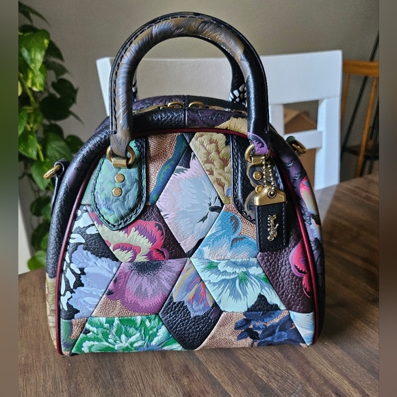 Coach X Kaffe Fassett Patchwork Marleigh Bag - Picture 1 of 9